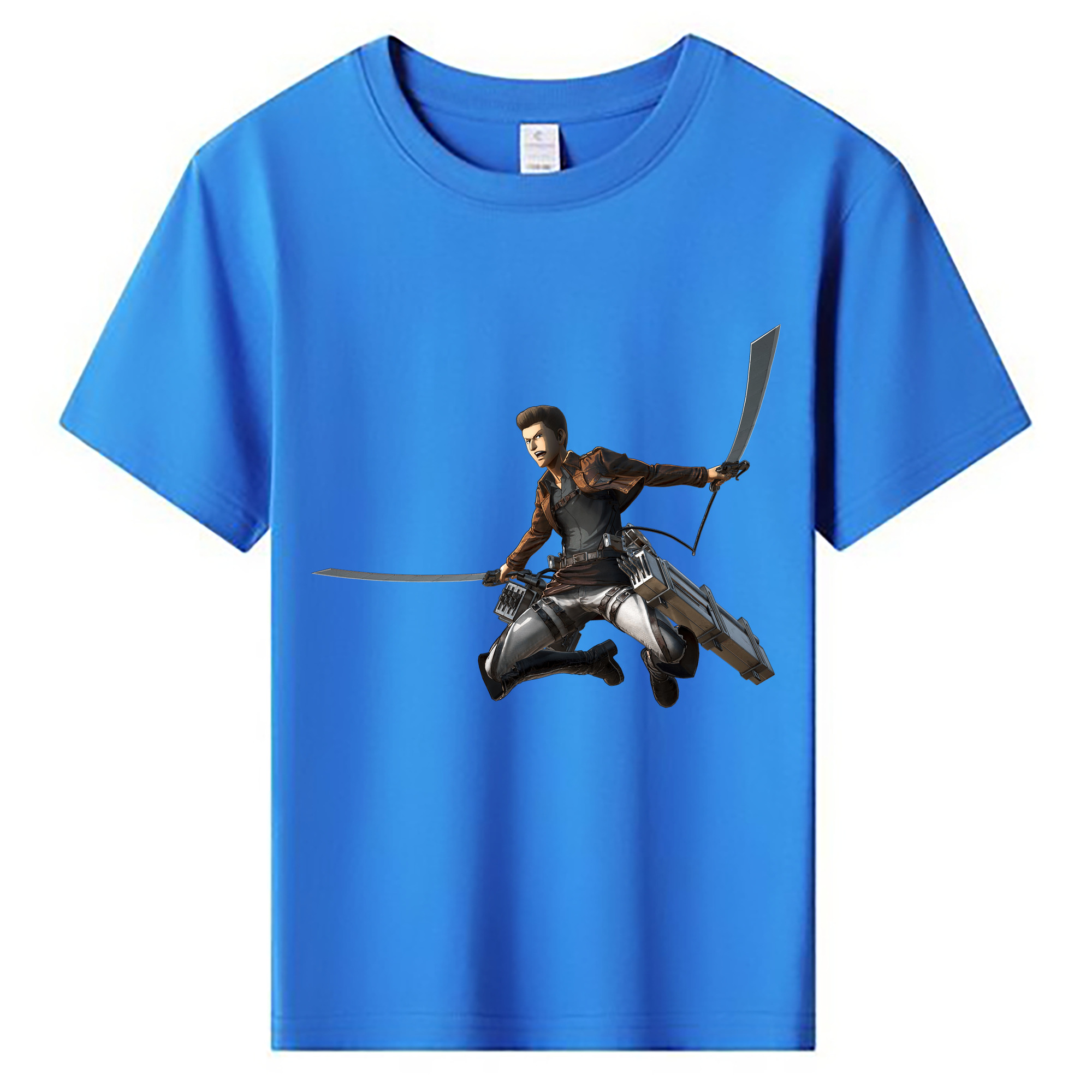 （画像用） 進撃の巨人 Attack on Titan 綿100％キッズTシャツ（フロントプリント）